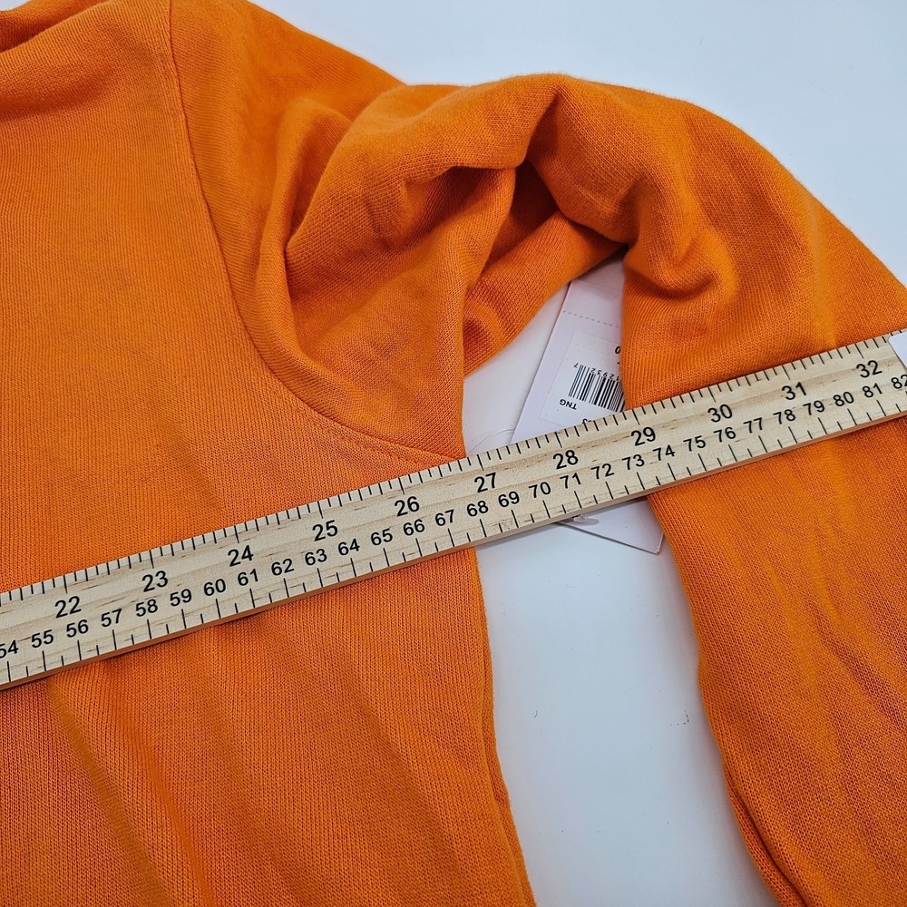 NWT Men's Born Fly Orange Graphic Hoodie Tangerine Pockets Size 3XL - Picture 4 of 8